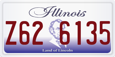 IL license plate Z626135