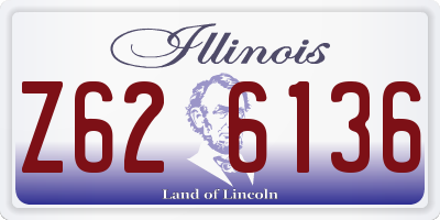 IL license plate Z626136