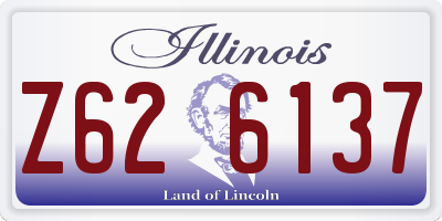IL license plate Z626137