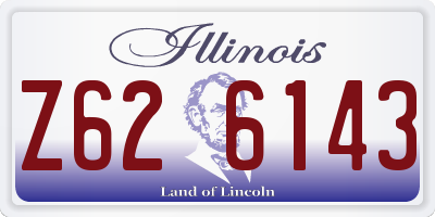 IL license plate Z626143
