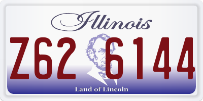 IL license plate Z626144