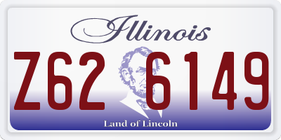 IL license plate Z626149