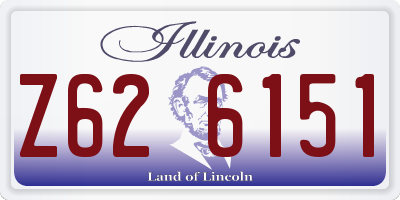IL license plate Z626151