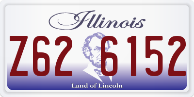 IL license plate Z626152