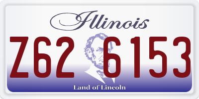 IL license plate Z626153