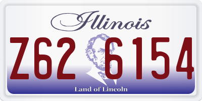IL license plate Z626154