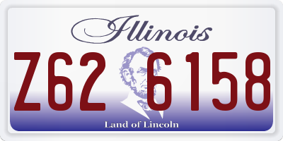 IL license plate Z626158