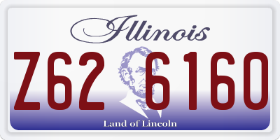 IL license plate Z626160