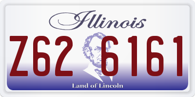 IL license plate Z626161