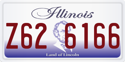 IL license plate Z626166