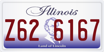IL license plate Z626167