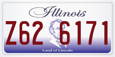IL license plate Z626171