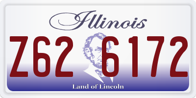 IL license plate Z626172