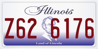 IL license plate Z626176