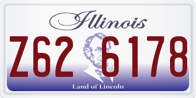 IL license plate Z626178