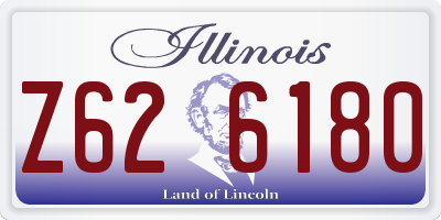 IL license plate Z626180