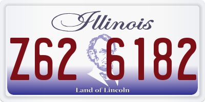 IL license plate Z626182