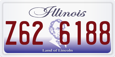 IL license plate Z626188