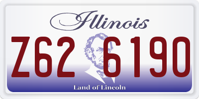 IL license plate Z626190