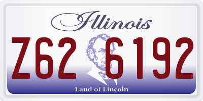 IL license plate Z626192