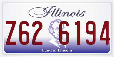 IL license plate Z626194