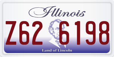 IL license plate Z626198