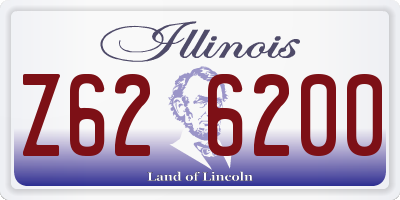 IL license plate Z626200