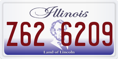 IL license plate Z626209