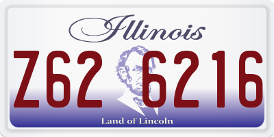 IL license plate Z626216