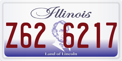 IL license plate Z626217