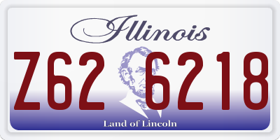 IL license plate Z626218