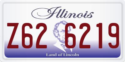 IL license plate Z626219
