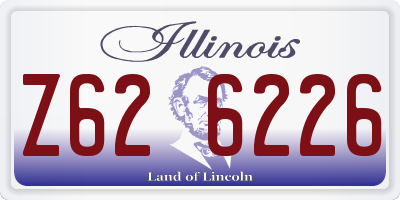 IL license plate Z626226