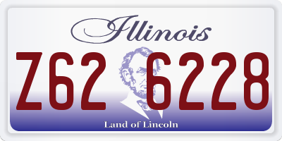 IL license plate Z626228