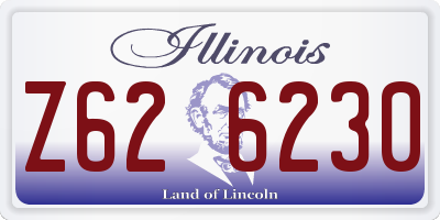 IL license plate Z626230