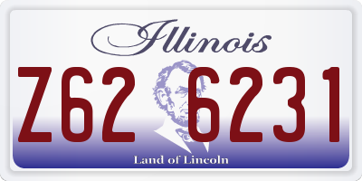 IL license plate Z626231