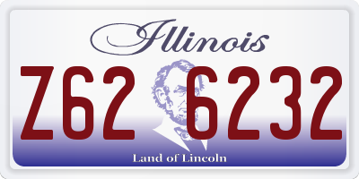 IL license plate Z626232