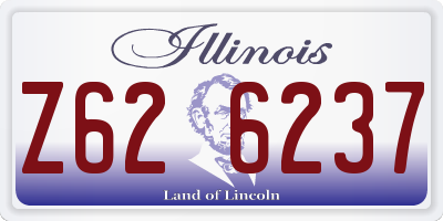 IL license plate Z626237