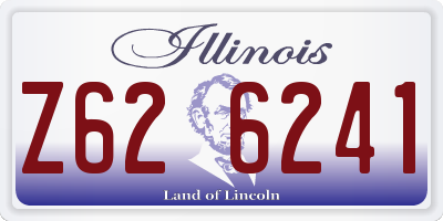 IL license plate Z626241