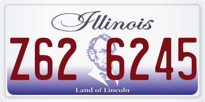 IL license plate Z626245