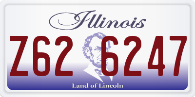 IL license plate Z626247