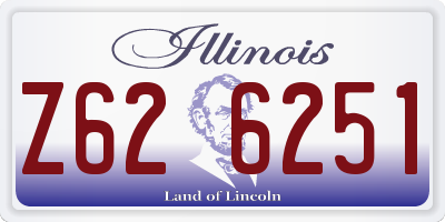 IL license plate Z626251