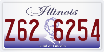 IL license plate Z626254