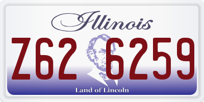 IL license plate Z626259