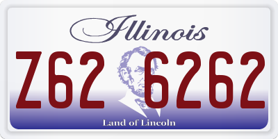 IL license plate Z626262