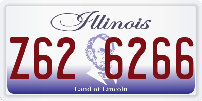 IL license plate Z626266