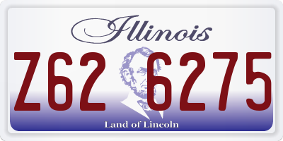 IL license plate Z626275