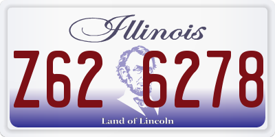 IL license plate Z626278