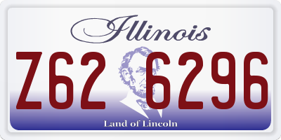 IL license plate Z626296