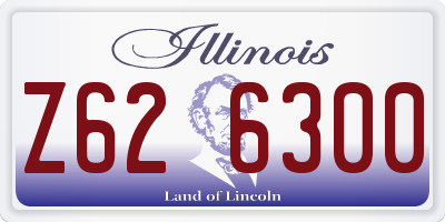 IL license plate Z626300